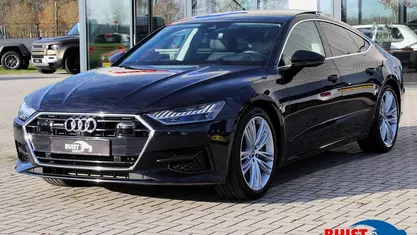 Blauw, metallic lak Gebruikt 2018 Audi A7 Sportback Proline Hatchback | € 43.950 (Eerlijke prijs)