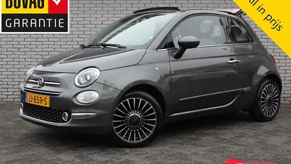 Grijs (metallic) Occasion 2016 Fiat 500C Lounge Cabriolet | € 9.950 (Eerlijke prijs)