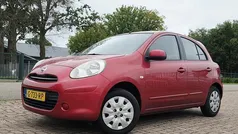 Rood Gebruikt 2011 Nissan Micra Visia Hatchback | € 3.299 (Super prijs)