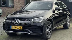 Zwart Gebruikt 2021 Mercedes GLC300 AMG line Coupé | € 49.950