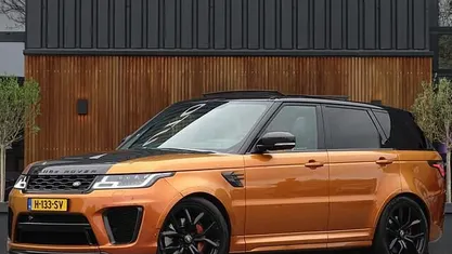 Occasion Land Rover Range Rover Sport SVR 577 PK (424 kW) 2019 Oranje, metallic lak SUV