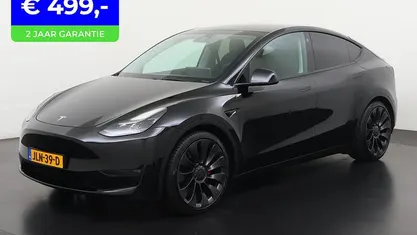 Zwart Gebruikt 2022 Tesla Model Y Performance SUV | € 40.690 (Eerlijke prijs)