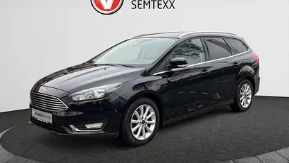 Zwart Occasion 2017 Ford Focus Titanium Stationwagen | € 11.950 (Eerlijke prijs)