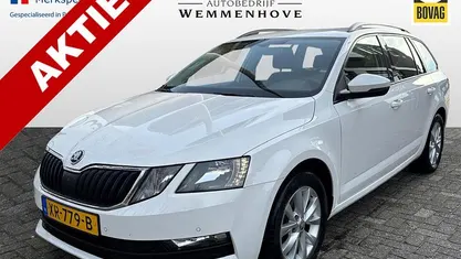 Occasion Skoda Octavia Business Line 2019 Wit Stationwagen