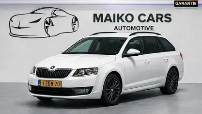 Wit Occasion 2014 Skoda Octavia Business Line Stationwagen | € 6.495 (Eerlijke prijs)