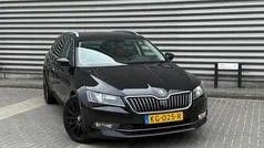 Zwart Gebruikt 2016 Skoda Superb Business Line Stationwagen | € 10.495 (Eerlijke prijs)