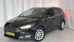 Zwart Gebruikt 2017 Ford Focus Titanium Stationwagen | € 7.199 (Goede deal)