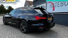 Zwart Gebruikt 2021 Audi A6 S-Line Stationwagen | € 48.450 (Eerlijke prijs)