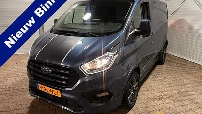 Occasion Ford Transit Custom Sport 185 PK (136 kW) 2021 Blauw (metallic) Van