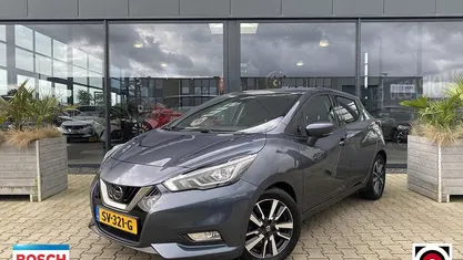 Occasion Nissan Micra N-Connecta 90 PK (66 kW) 2018 Grijs, metallic lak Hatchback