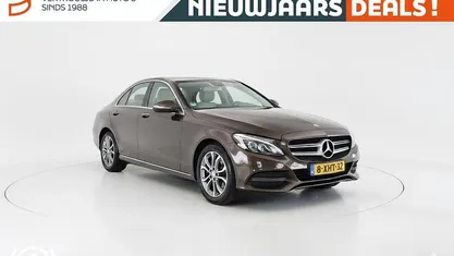 Beige Occasion 2014 Mercedes C200 Prestige Sedan | € 18.035 (Eerlijke prijs)