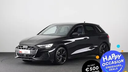 Zwart Gebruikt 2025 Audi A3 Sportback S-Line Hatchback | € 36.749 (Eerlijke prijs)