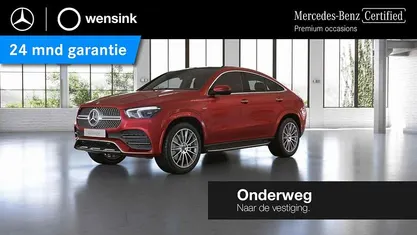 Rood (metallic) Gebruikt 2021 Mercedes GLE350 Premium Coupé | € 62.850 (Eerlijke prijs)