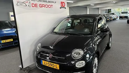 Occasion Fiat 500C Lounge 69 PK (50 kW) 2016 Zwart (metallic) Cabriolet