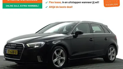 Zwart metallic Gebruikt 2018 Audi A3 Sportback Sport Hatchback | € 19.900 (Eerlijke prijs)