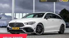 Wit, metallic lak Gebruikt 2019 Mercedes CLA180 Shooting Brake Premium Plus Stationwagen | € 26.850 (Eerlijke prijs)