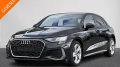 Zwart Gebruikt 2024 Audi A3 Sportback S-Line Hatchback | € 28.890 (Super prijs)