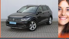 Zwart Gebruikt 2021 VW Tiguan Elegance SUV | € 39.077 (Eerlijke prijs)