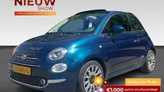 Blauw Gebruikt 2016 Fiat 500C Lounge Cabriolet | € 6.930 (Goede deal)