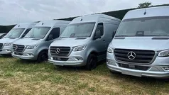 Zilver Nieuw 2025 Mercedes Sprinter Van | € 62.920 (Eerlijke prijs)