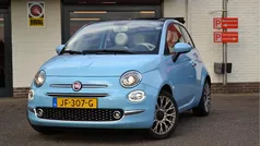 Blauw Gebruikt 2016 Fiat 500C Lounge Cabriolet | € 10.950 (Eerlijke prijs)