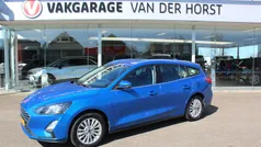 Blauw Gebruikt 2021 Ford Focus Titanium Stationwagen | € 18.430 (Eerlijke prijs)