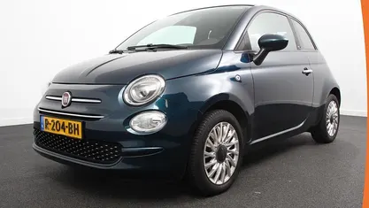 Blauw Occasion 2021 Fiat 500C Lounge Cabriolet | € 12.490 (Goede deal)