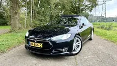 Zwart Gebruikt 2015 Tesla Model S Sedan | € 25.950