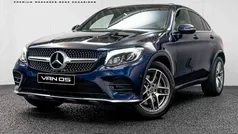 Blauw, metallic lak Gebruikt 2017 Mercedes GLC350 AMG line Coupé | € 37.995 (Super prijs)