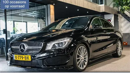 Zwart Gebruikt 2015 Mercedes CLA180 AMG line Sedan | € 16.990 (Eerlijke prijs)