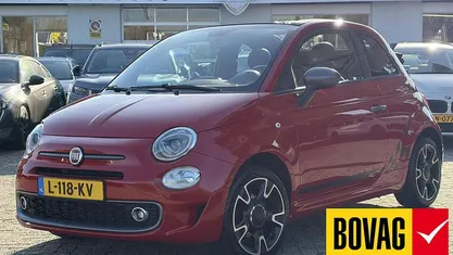 Rood Gebruikt 2017 Fiat 500C Sport Cabriolet | € 9.950 (Eerlijke prijs)