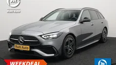 Grijs, metallic lak Gebruikt 2021 Mercedes C180 AMG Stationwagen | € 32.840 (Eerlijke prijs)
