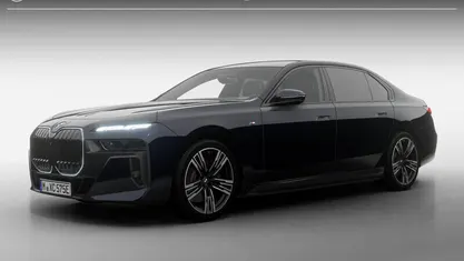 Nieuw BMW i7 M Sport 334 kW (455 PK) 2025 M carbonschwarz metallic (zwart metallic) Sedan