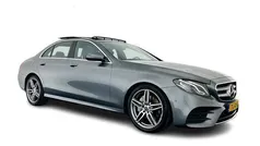 Selenite gray metallic (grijs metallic) Gebruikt 2018 Mercedes E220 AMG Sedan | € 23.945 (Eerlijke prijs)