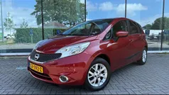 Rood, metallic lak Gebruikt 2015 Nissan Note MPV | € 6.990 (Eerlijke prijs)