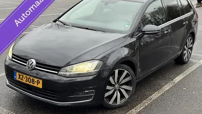 Zwart Gebruikt 2014 VW Golf VII Highline Stationwagen | € 7.250 (Super prijs)