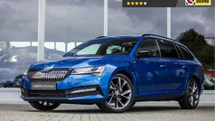 Blauw Gebruikt 2021 Skoda Superb SportLine Stationwagen | € 25.845 (Eerlijke prijs)