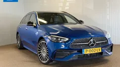 Blauw Gebruikt 2022 Mercedes C300 AMG Stationwagen | € 37.900 (Eerlijke prijs)