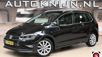 Zwart Gebruikt 2019 VW Golf Sportsvan Highline MPV | € 16.995 (Eerlijke prijs)