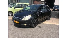Zwart Gebruikt 2008 Opel Corsa Enjoy Hatchback | € 1.295 (Eerlijke prijs)