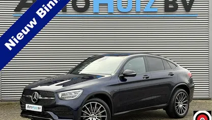 Blauw Gebruikt 2021 Mercedes GLC300 AMG line Coupé | € 47.990 (Eerlijke prijs)