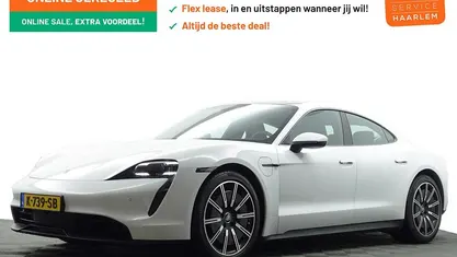 Occasion Porsche Taycan Performance Package 280 kW (381 PK) 2021 Wit metallic Sedan