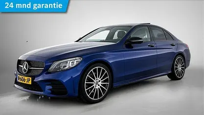 Blauw Gebruikt 2021 Mercedes C180 AMG Sedan | € 36.945 (Eerlijke prijs)
