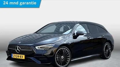 Zwart Occasion 2024 Mercedes CLA180 Shooting Brake AMG line Stationwagen | € 39.950 (Eerlijke prijs)