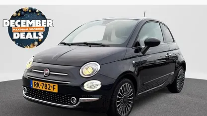 Zwart Gebruikt 2017 Fiat 500 Lounge Hatchback | € 10.249 (Eerlijke prijs)
