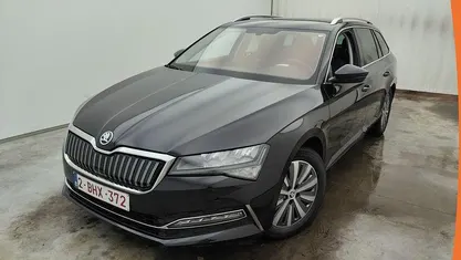 Occasion Skoda Superb Business Line 156 PK (114 kW) 2021 Zwart Stationwagen