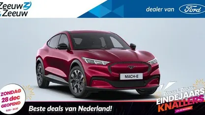 Rood Nieuw 2025 Ford Mustang Mach-E SUV | € 44.970 (Eerlijke prijs)