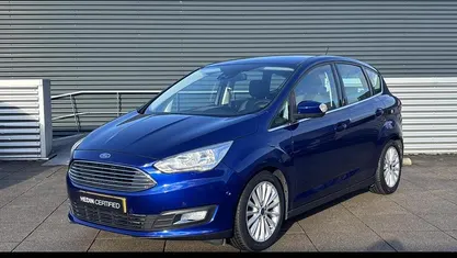 Blauw Occasion 2017 Ford C-MAX Titanium MPV | € 11.945 (Eerlijke prijs)