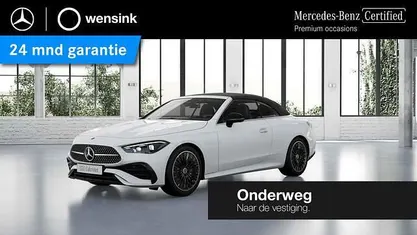 Wit Occasion 2024 Mercedes CLE200 AMG line Cabriolet | € 66.850 (Eerlijke prijs)