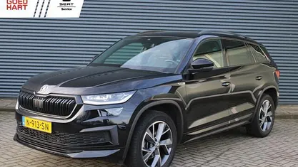Zwart Occasion 2022 Skoda Kodiaq SportLine SUV | € 31.895 (Eerlijke prijs)